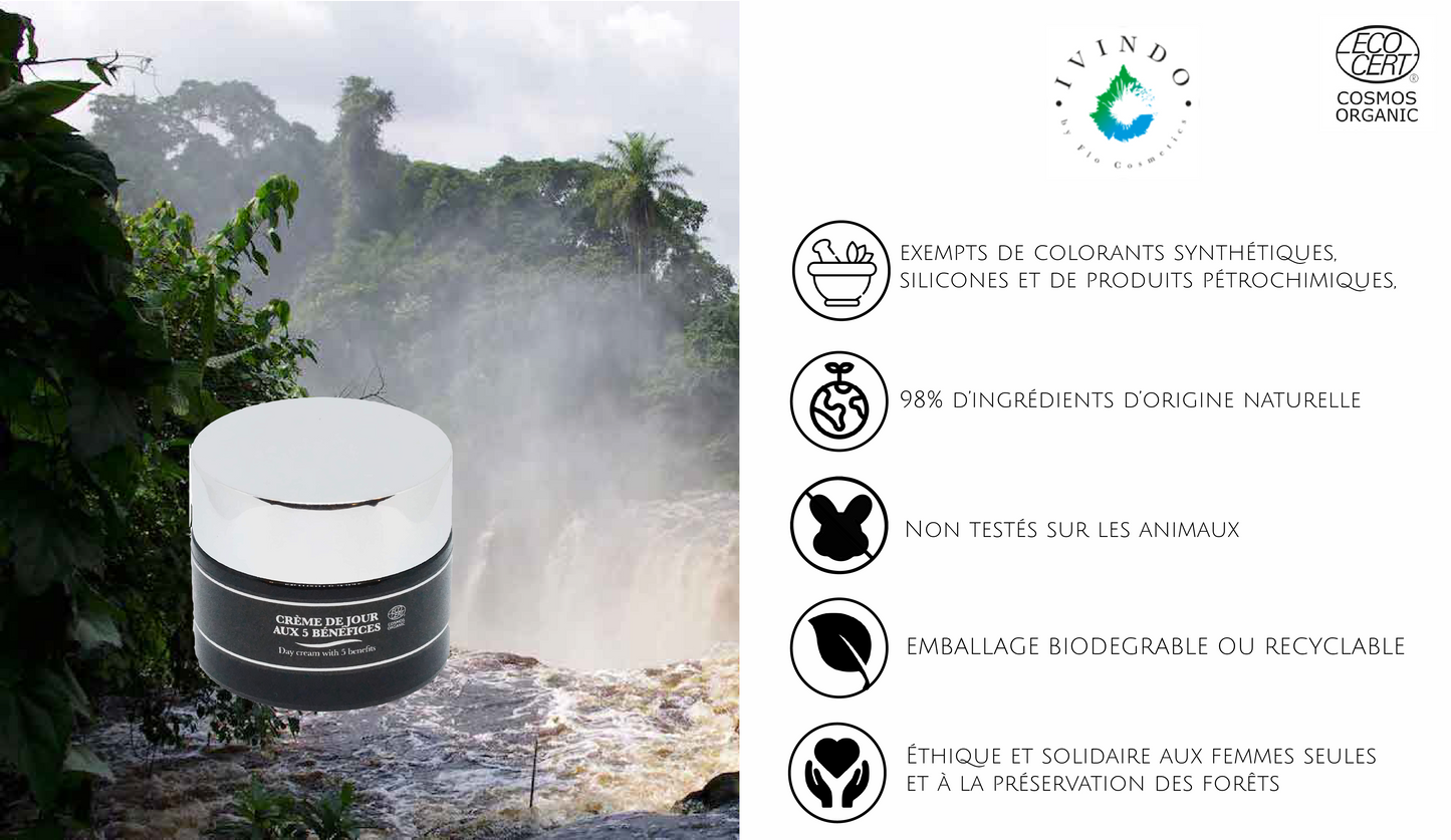 Crème de jour aux 5 bénéfices